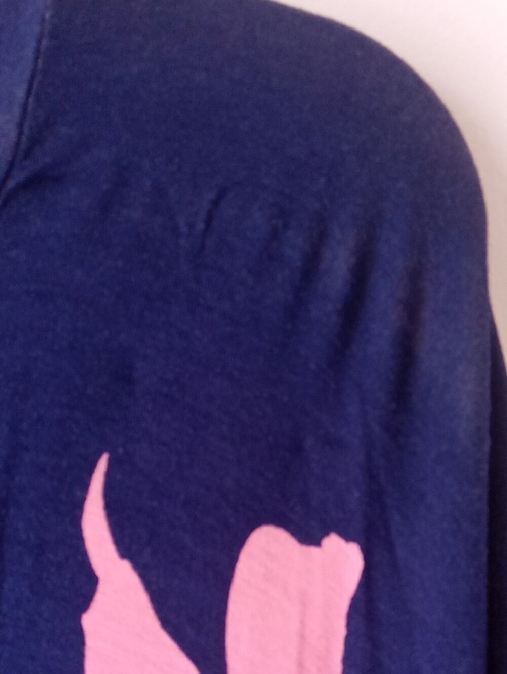 Women’s Purple Floral Twist-Front Top - Pink Print - Picture 8 of 8